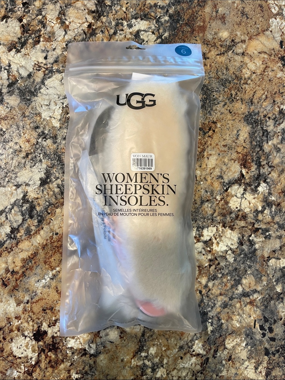 UGG Women’s Sheepskin Insoles - size 6 37 NEW!